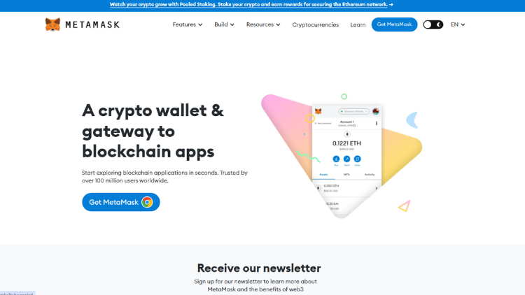 Start With MetaMask, official Website